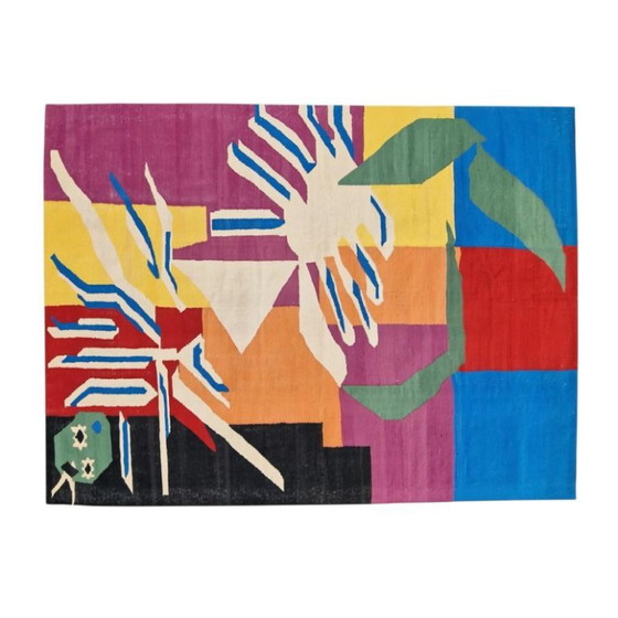 Henri Matisse The Creole Dancer 1950 Inspired Handwoven Tapestry | Unique Piece (105 × 77 in) (photo 7 of 11)
