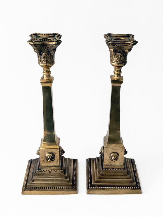 Image 1 of Victorian style candlestick set