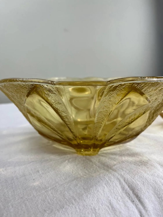 Servizio Art Déco ambra – Ciotole, Crystal, Glass, Art Deco (photo 8 of 9)