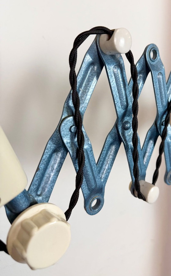 Image 1 of Industrielle Scherenlampe aus Ostdeutschland von Reif Dresden, 1950er Jahre