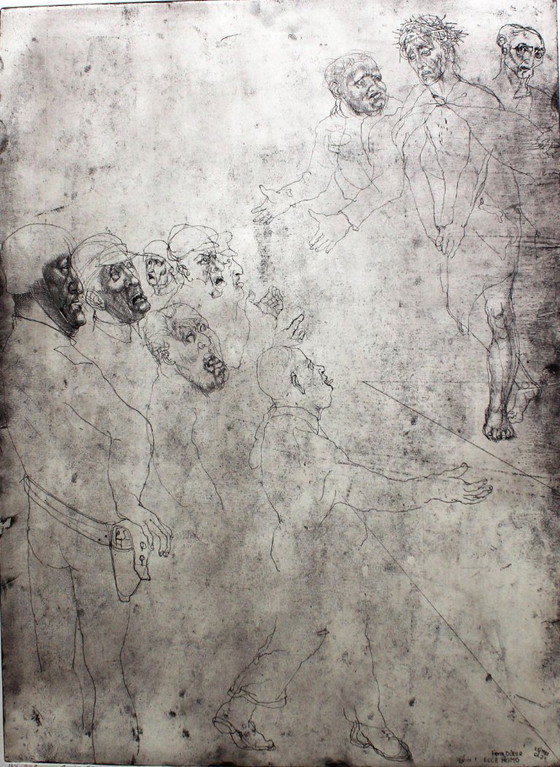 Image 1 of Jiři ANDERLE - "ECCE HOMO" - Etching - Edition of 20 - signed - (80 x 64 cm)