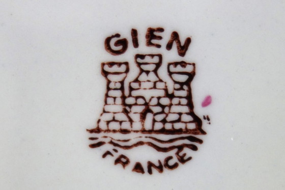 8 Gien Dessertborden circa 1940 – Servies, Porcelain (photo 8 of 8)
