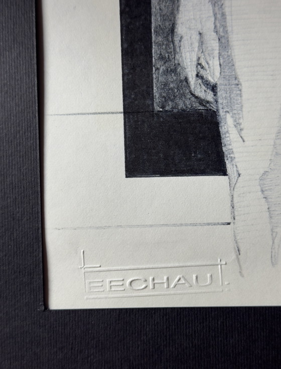 Image 1 of Eugène Eechaut (1928-2019)

- framed artwork 1970s