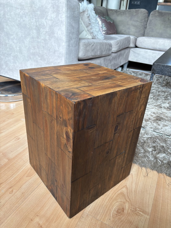 Image 1 of Wooden Block/Side Table