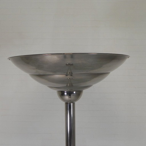 Lampada da terra Art Déco, illuminazione dal basso, Paesi Bassi, anni '30