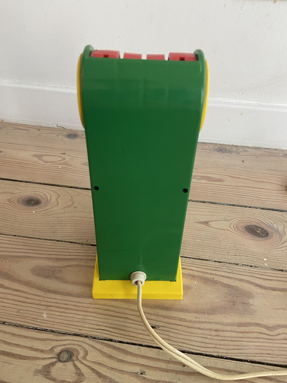 Image 1 of Lampe Toucan Ferrari - Jaune Vert Rouge - Design classique 1970