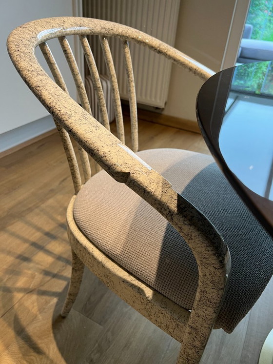 Image 1 of 4 x vintage Paco Capdell 1980s dining chairs 