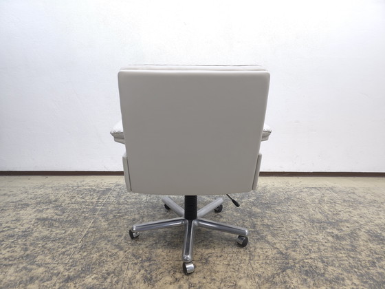 Image 1 of De Sede DS 35 poltrona sedia da ufficio sedia a dondolo pelle grigia