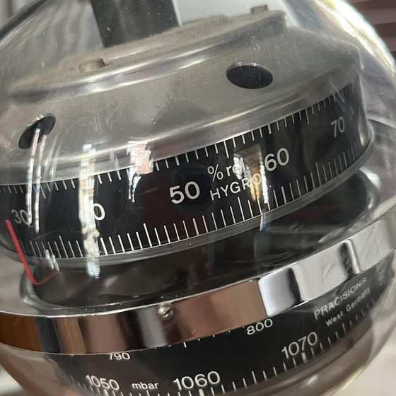 Instrument météorologique Huger Sputnik, années 1960 – Pendules, Plastic, Space Age (photo 10 of 16)