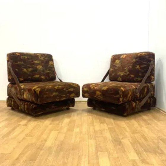 Image 1 of Fauteuils rétro, Tchécoslovaquie, années 1970 (lot de 2)