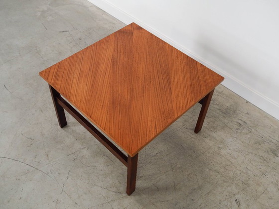 Image 1 of Table basse en acajou, design danois, années 1970, fabriquée au Danemark