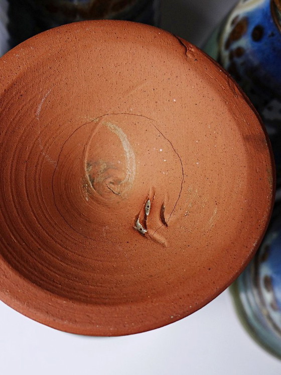 Image 1 of Set of 5 glazed ceramic mazagrans, 1960s-1980s