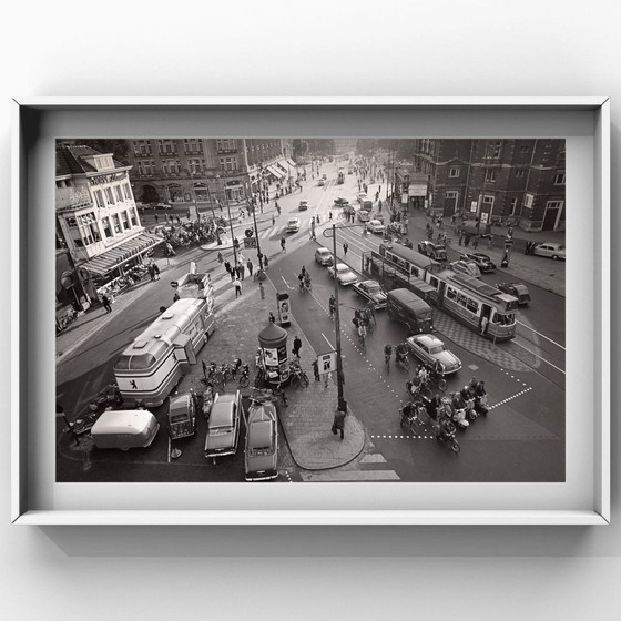 Image 1 of 1x Tráfico en Leidseplein, Amsterdam - 1959