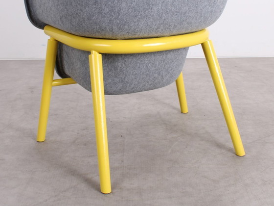 Image 1 of Fauteuil Vorm Pod Privacy gris/jaune