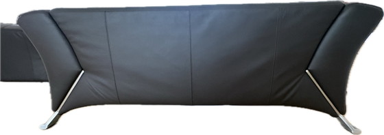 Image 1 of Canapés Rolf Benz 322 2,5 et 3 places en cuir marron foncé