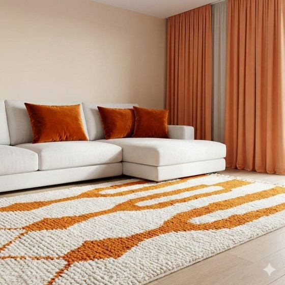 Tapis marocain naturel – Berbère fait main 250 cm x 150 cm – Cotton (photo 5 of 6)