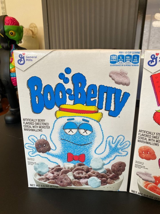 Image 1 of Kaws Monsters Cereal Pack of 4 boxes with their packaging 2023