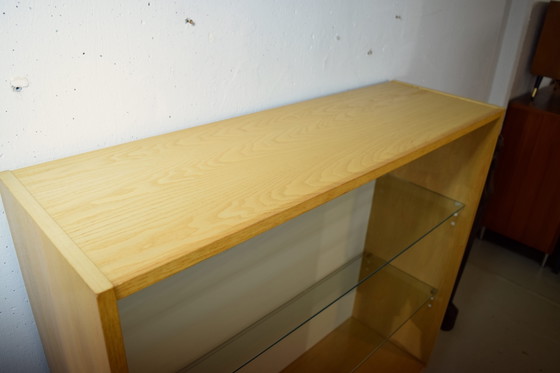 Image 1 of Dressoir met open planken uit de jaren 1950, vintage vitrinekast met displayplanken.