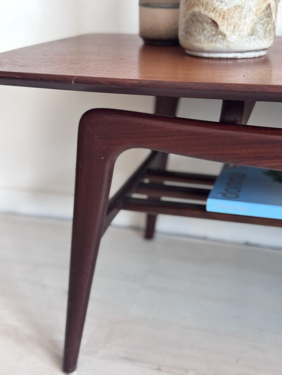 Image 1 of Table basse vintage Louis van Teeffelen, 1960, teck
