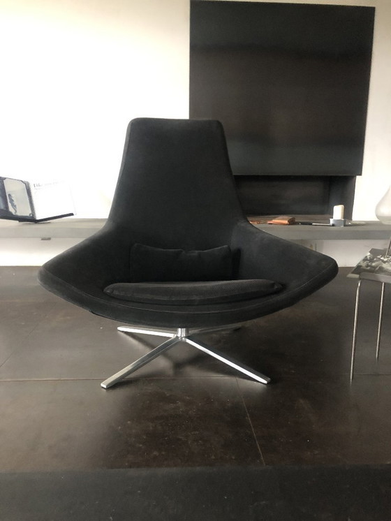 Image 1 of B&B Italia Metropolitan armchair - Blue Black fabric izgs