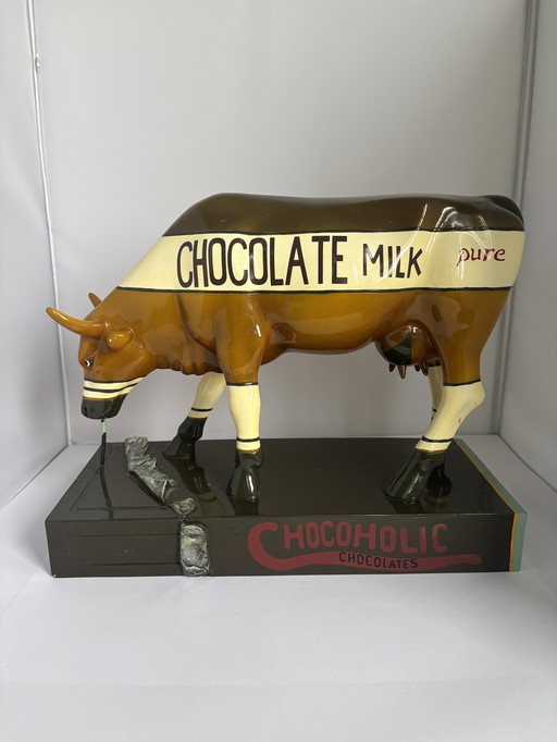 Design XL beeld Cow Parade scultura “latte al cioccolato” 2002