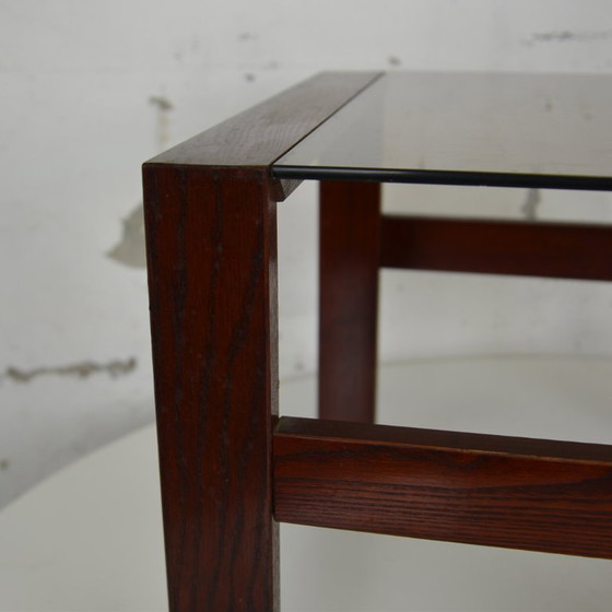 Image 1 of Juego de 2 mesas auxiliares apilables