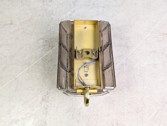 Image 1 of 10x Vetreria Limburg lampada da parete in vetro brutalista