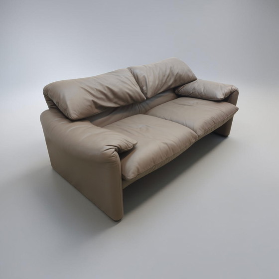 Image 1 of Cassina Maralunga suite sofá de diseño de dos plazas Magistretti