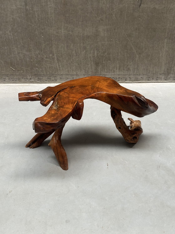 Image 1 of Vintage brutalist wabi-sabi coffee table