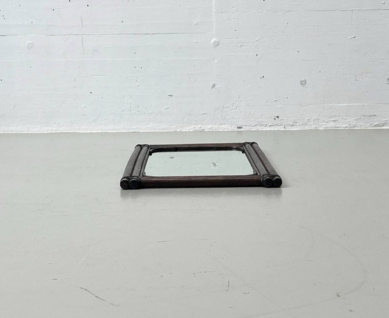 Image 1 of Mid - Century mirror made of bamboo, Italy 1950s