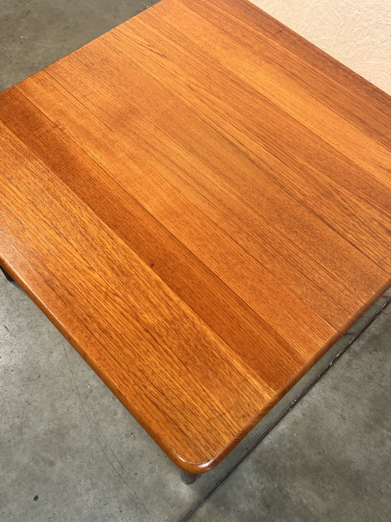 Image 1 of Viereckiger Couchtisch aus Teakholz, S. Burchardt-nielsen, Deutschland