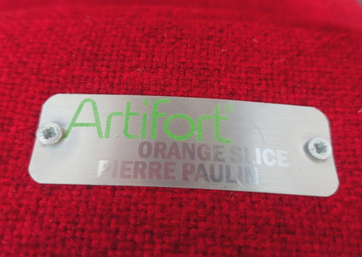 Artifort Orange Slice F437 | ZGAN | Bordeaux Red / Wine Red