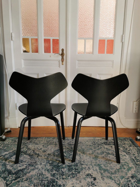 Image 1 of Fritz Hansen Grand Prix Chairs