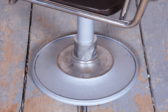 Originele Bauhaus Kappersstoel, van Mücke - Melder, Beuken, Tsjechisch, jaren 30 – Mücke-Melder (photo 18 of 19)