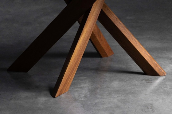 Image 1 of Tavolo da pranzo T35A di Pierre Chapo, Francia, anni '70