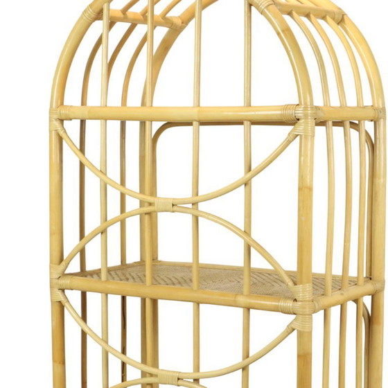 Image 1 of Rattan Rack Bookcase Boho Style