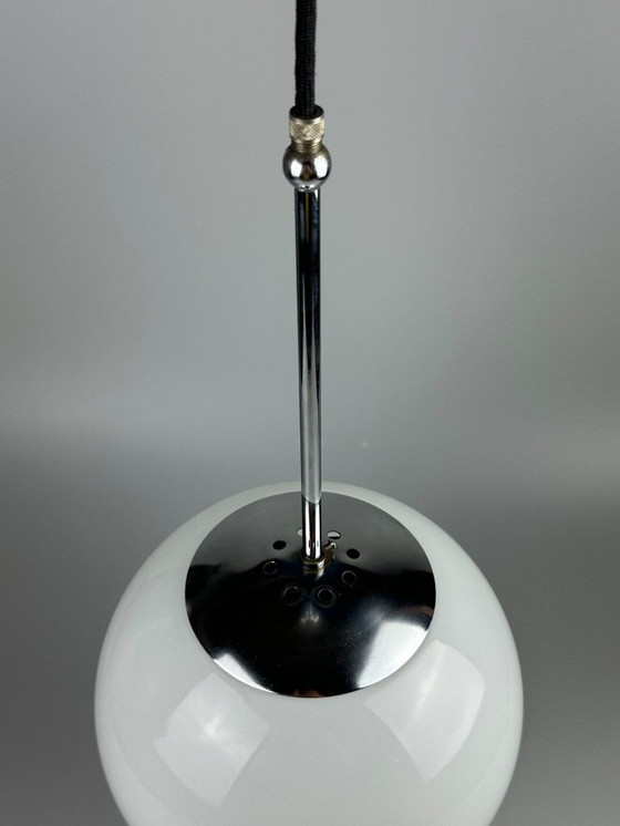 Image 1 of 60s 70s lamp ball lamp hanging lamp glass ceiling lamp space age design