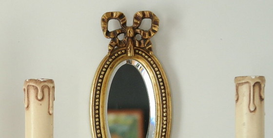 Image 1 of Coppia di applique in bronzo in stile Luigi XVI di Lucien Gau