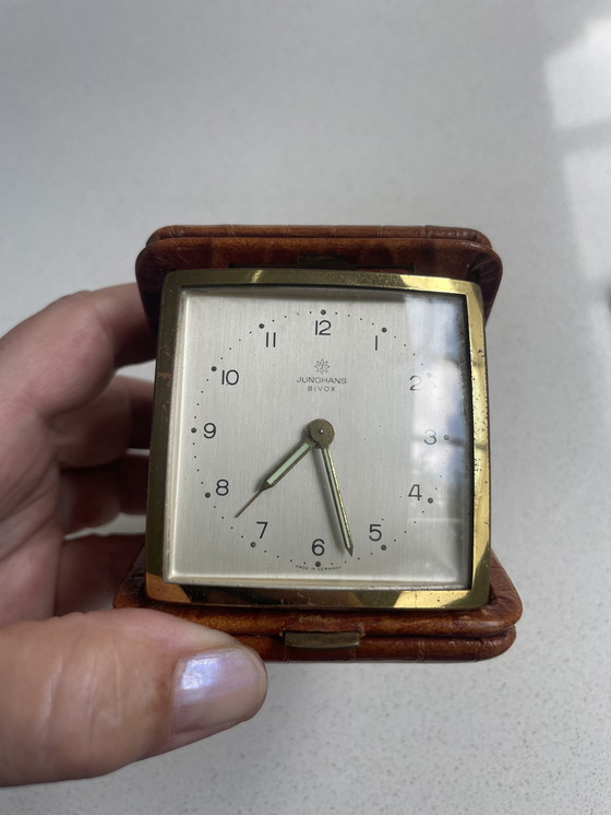 Image 1 of Vintage Junghans Bivox travel alarm clock - Made in Germany - working