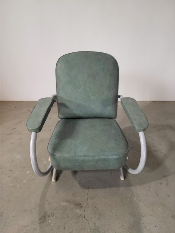 Image 1 of Set di 2 poltrone lounge di design Bauhaus, anni '70