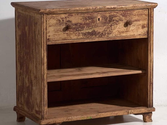 Antique counter with maroon shades (c.1920) #96 – Chest of drawers, Rustic (photo 2 of 32)