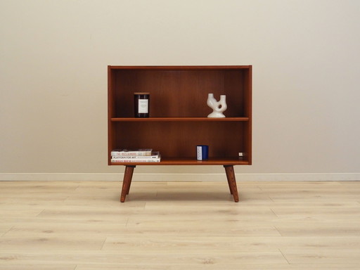 Teakhouten boekenkast, Deens ontwerp, jaren 1970, Productie: Denemarken