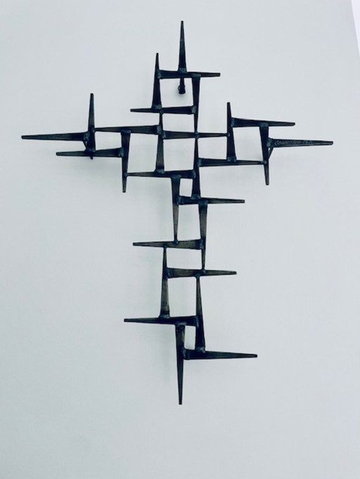 Sculpture murale en fer de Corey Ellis – Brutalist 2021