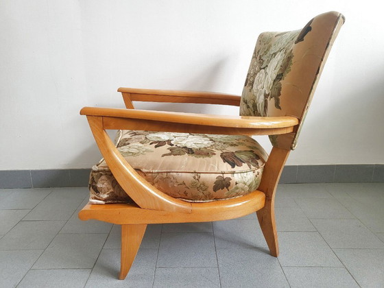 Image 1 of Vintage fauteuil uit de jaren 50, model SK40 of SK250, ontworpen door Etienne-Henri Martin voor Steiner.
