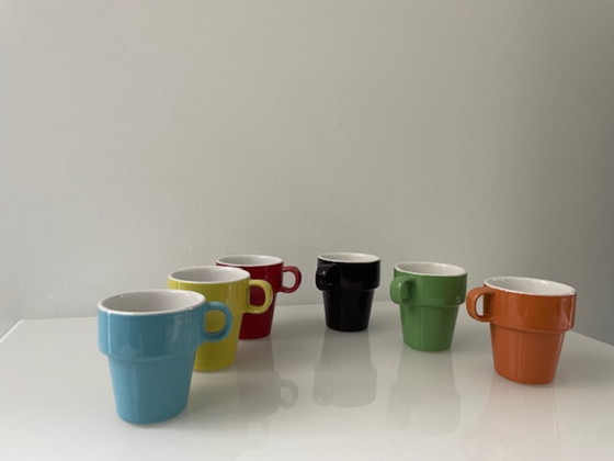 Image 1 of PT design mugs multicolour – set of 6