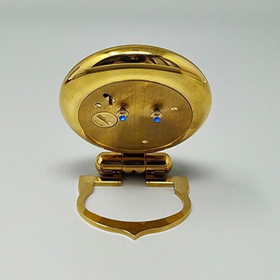 Image 1 of 1990s Gorgeous Cartier alarm clock pendulette "Colisee". Made in France