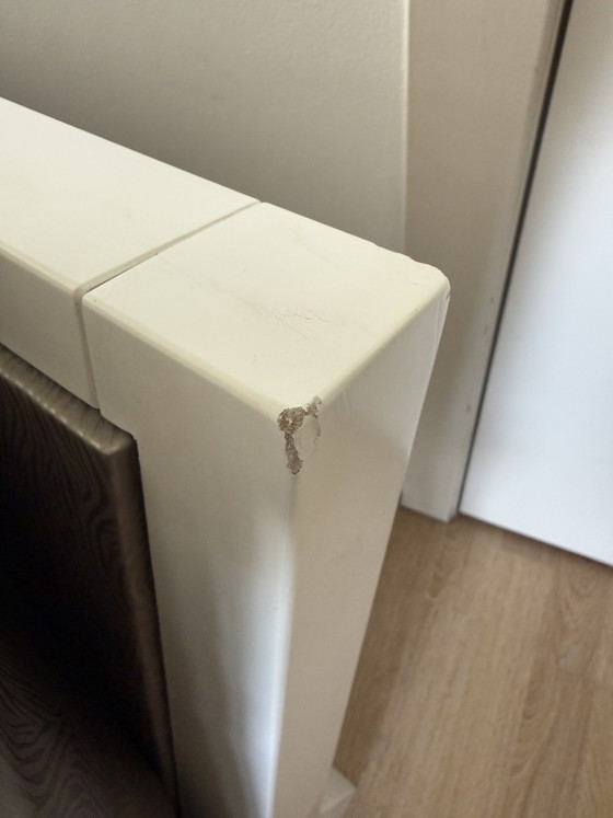 Image 1 of Moderne loungeset – wit hout en kunstleer – zeer comfortabel