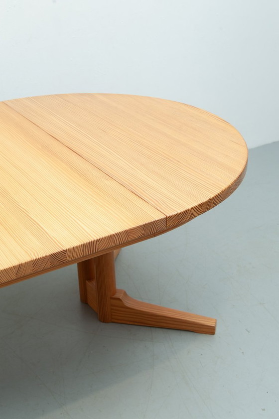 Image 1 of Extendable pine dining table by Silkeborg Møbelfabrik (1970s)