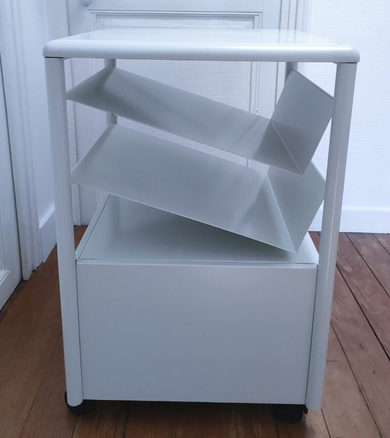 Image 1 of lacquered metal side table by agfa