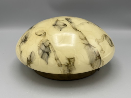 Art Deco Stil marmorierte Deckenleuchte